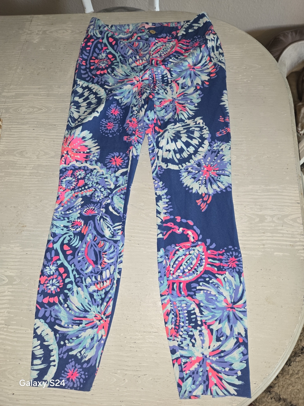 Lilly Pulitzer Multicolor  Print  Pants Womens 4